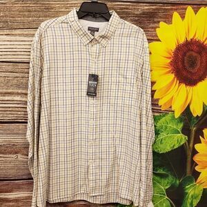 Van Heusen never tuck long sleeve dress shirt NWT